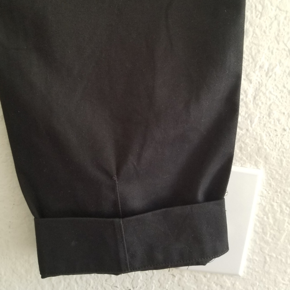 Golden Goose High Rise Tapered Leg Chino Pants Size S Small Black - Picture 11 of 11